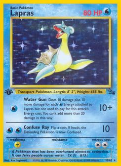rarest fossil pokemon card Wizards of the Coast Rare #29 Raichu Trading Card : Toys & Games Item / 60 / Card Text 165/195 Unidentified Fossil Pokemon Silver