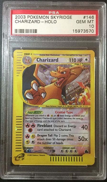 Quite possibly the worst PSA 10 Base Set Charizard in existence