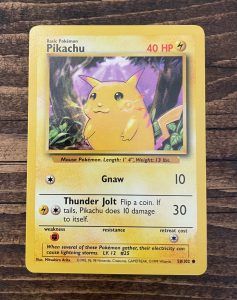 base set pikachu unlimited