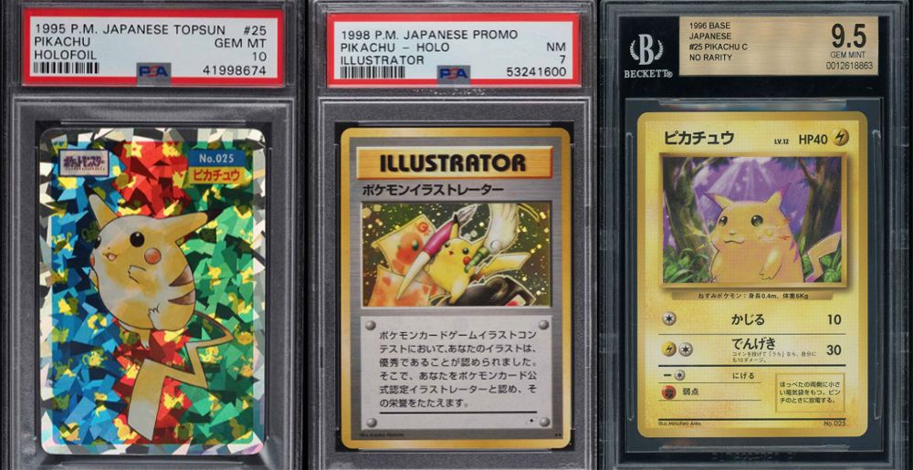 Pikachu Illustrator Pokémon Card Collectible/Gift/Display