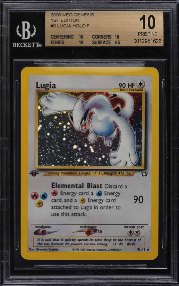 2000 1st Edition Lugia from Neo Genesis