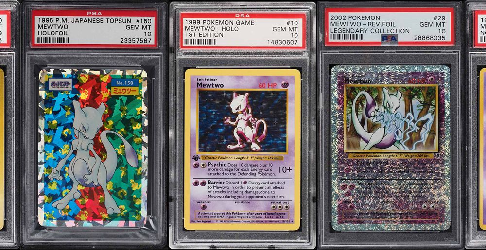 TCG Spotlight: Some Of The Best Mewtwo Pokémon Cards