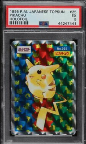 1995 Pokemon Nhật Bản Topsun Holofoil Pikachu #25