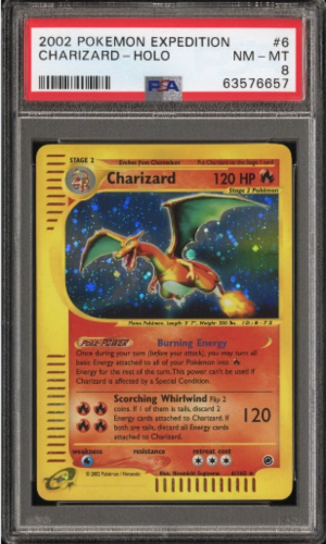 2002 Pokemon Expedition Holo Charizard #6