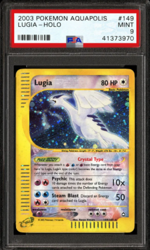 Pokemon Card Shiny Lugia SL7 Secret Rare