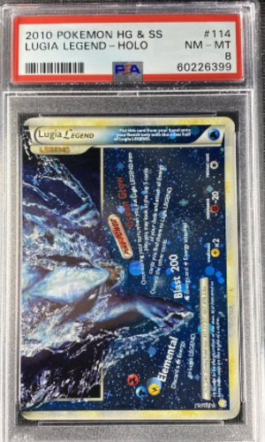 2010 Pokemon Heartgold & Soulsilver Holo Lugia Legend #114