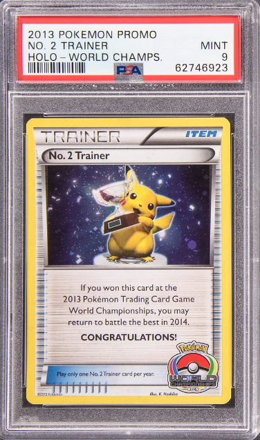 2013 Pokemon Promo World Championships Holo No. 2 Trainer