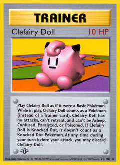 Basis Clefairy Doll Base1-70