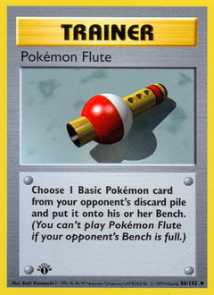 Basis Pokémon Flöte Base1-86