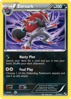 black-and-white Zoroark bw1-71