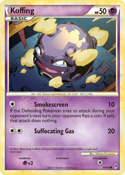 call-of-legends Koffing col1-60