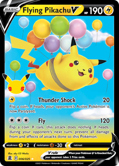 celebrations Flying Pikachu V cel25-6