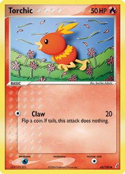 crystal-guardians Torchic ex14-65