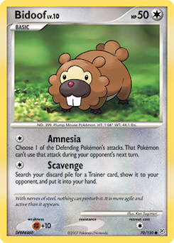 diamond-and-pearl Bidoof dp1-70