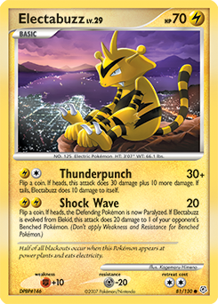 diamond-and-pearl Electabuzz dp1-81