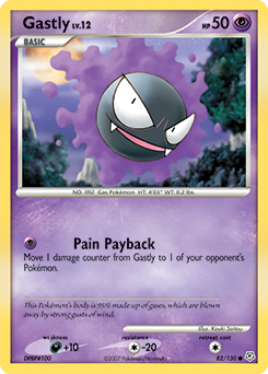 diamond-and-pearl Gastly dp1-82