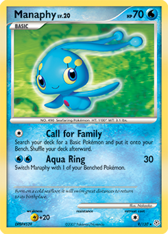 diamond-and-pearl Manaphy dp1-9