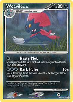 diamond-and-pearl Weavile dp1-40