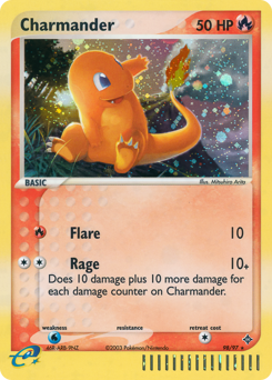 dragon Charmander ex3-98