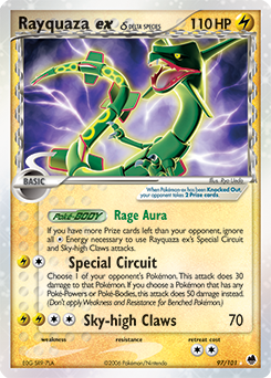 dragon-frontiers Rayquaza ex δ ex15-97
