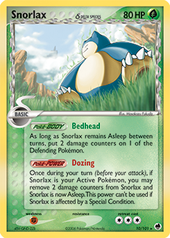 dragon-frontiers Snorlax δ ex15-10
