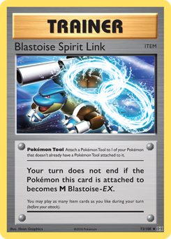 evolutions Blastoise Spirit Link xy12-73
