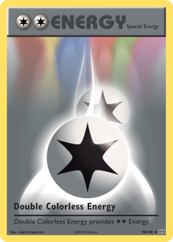 evolutions Double Colorless Energy xy12-90