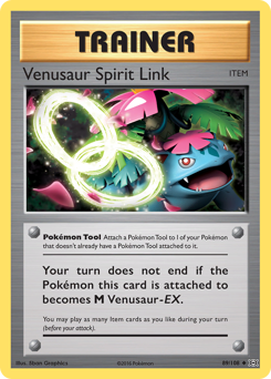 evolutions Venusaur Spirit Link xy12-89