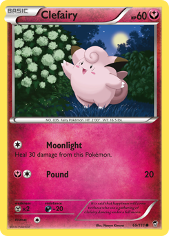 furious-fists Clefairy xy3-69