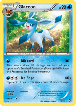 furious-fists Glaceon xy3-19