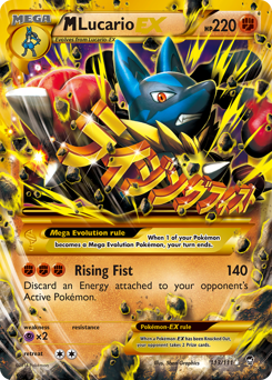 furious-fists M Lucario-EX xy3-113