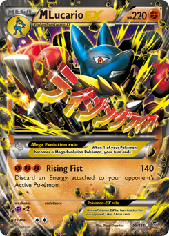 furious-fists M Lucario-EX xy3-55