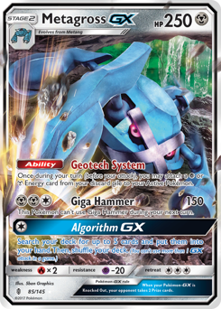 guardians-rising Metagross-GX sm2-85