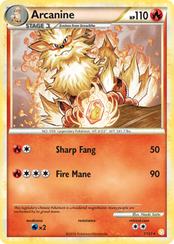 heartgold-and-soulsilver Arcanine hgss1-1