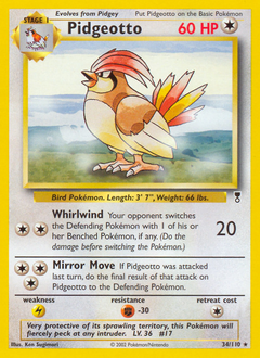 legendary-collection Pidgeotto base6-34