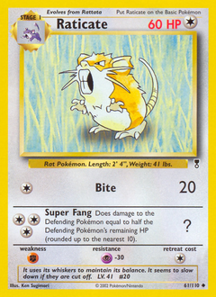 legendary-collection Raticate base6-61