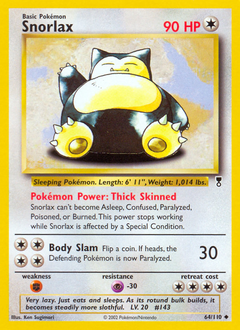 legendary-collection Snorlax base6-64