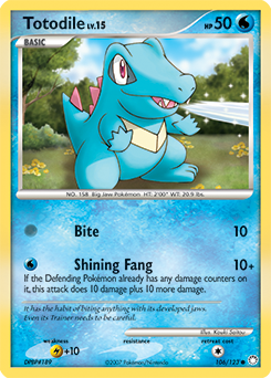 mysterious-treasures Totodile dp2-106