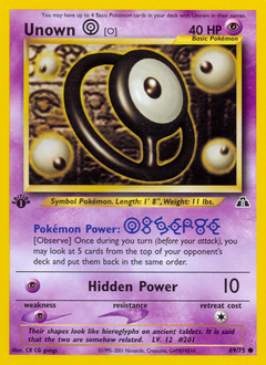 neo-discovery Unown [O] neo2-69