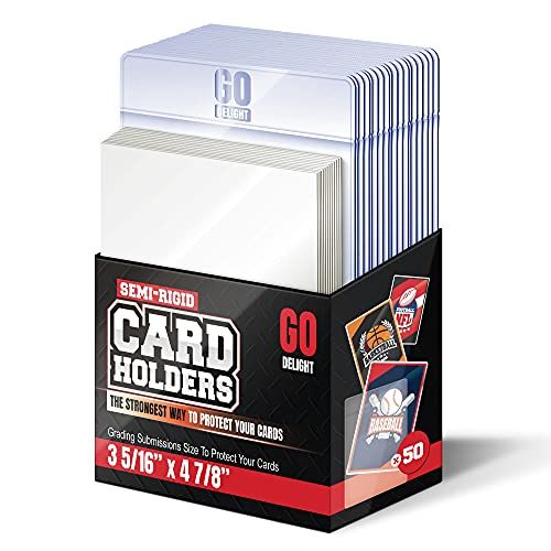 pokemon-card-semi-rigid-sleeves Semi Rigid Card Holders – 50 Card Holders for Tr