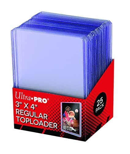 pokemon-card-toploaders Ultra Pro 25 3 X 4 Top Loader Card Holder for Base