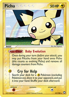 power-keepers Pichu ex16-21