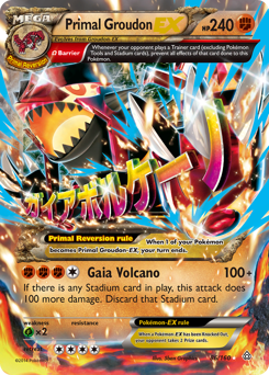 primal-clash Primal Groudon-EX xy5-86