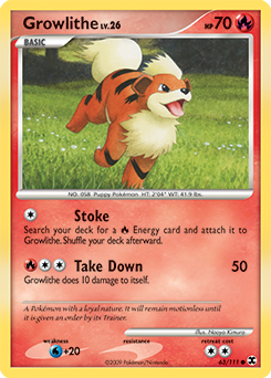 rising-rivals Growlithe pl2-63