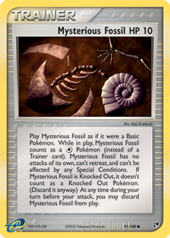 sandstorm Mysterious Fossil ex2-91