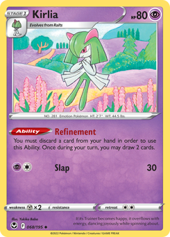 silver-tempest Kirlia swsh12-68