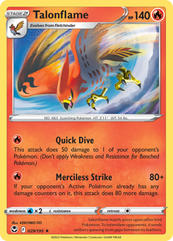 silver-tempest Talonflame swsh12-29