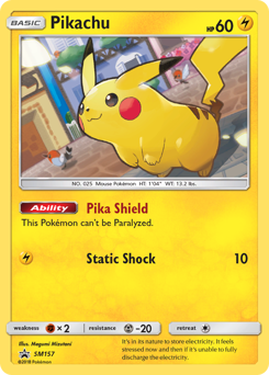 sm-black-star-promos Pikachu smp-SM157