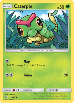 sun-and-moon Caterpie sm1-1