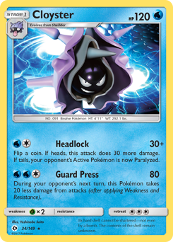 sun-and-moon Cloyster sm1-34